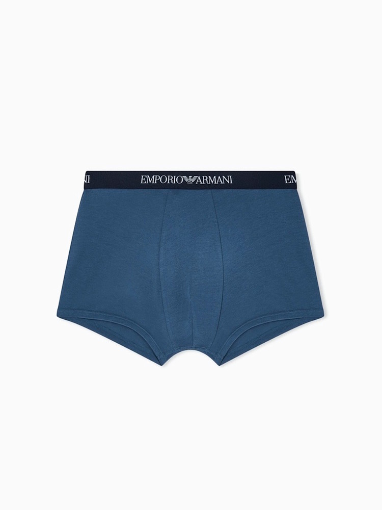 Emporio Armani Trunk 3 Pack All Over Eagle Logo Em000260 Af20671 Light Blue 3