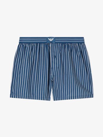 Emporio Armani Woven Boxershorts 2 Pack Em000403 Af18884 Navy Mint 2