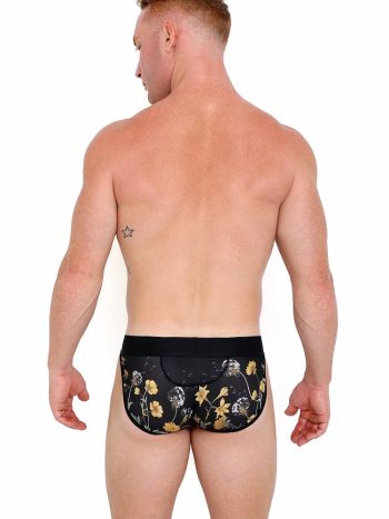 Skull Bones Dandelion Black Brief Bk 4