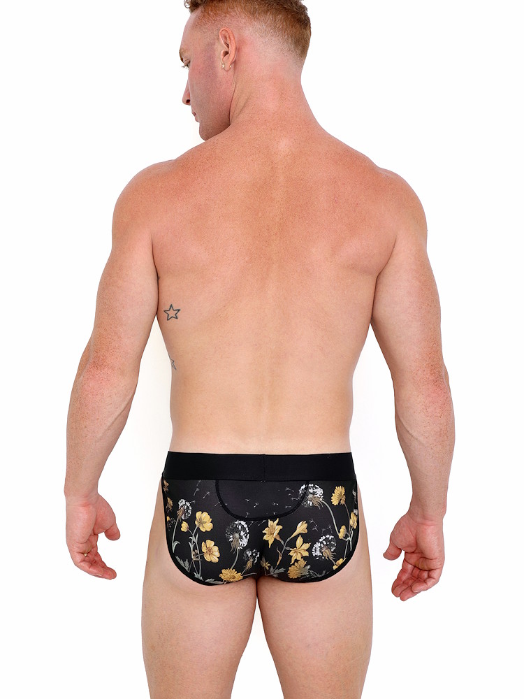 Skull Bones Dandelion Black Brief Bk 4