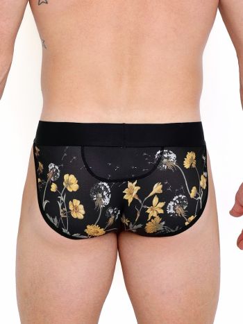 Skull Bones Dandelion Black Brief Bk 5