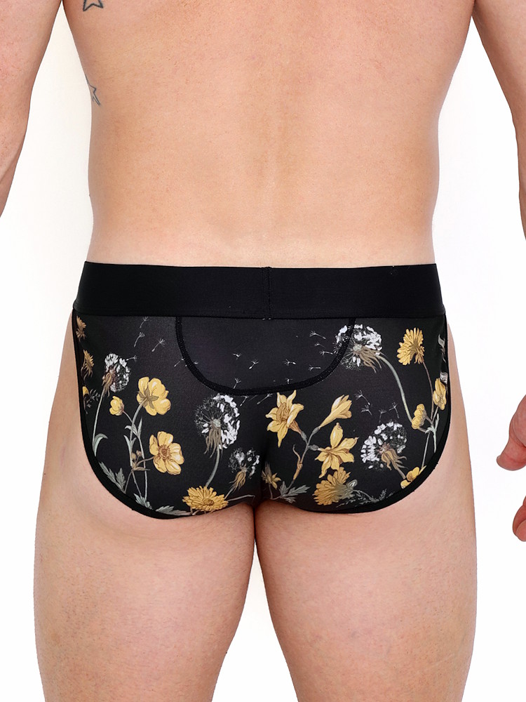 Skull Bones Dandelion Black Brief Bk 5