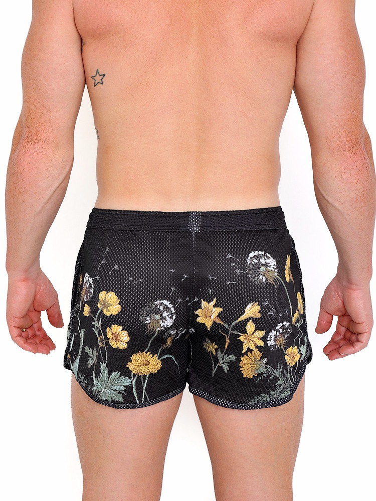 Skull Bones Dandelion Black Mesh Short Bk 2