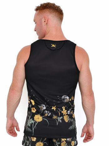 Skull Bones Dandelion Black Tank Top Bk 2