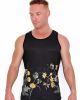 Skull Bones Dandelion Black Tank Top Bk 5