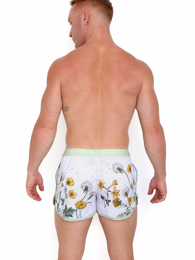 Skull Bones Dandelion White Mesh Short Wh 1