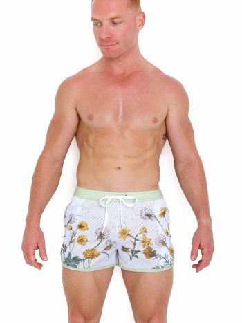 Skull Bones Dandelion White Mesh Short Wh 4