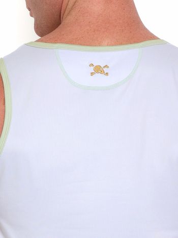 Skull Bones Dandelion White Tank Top Wh 2