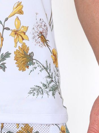 Skull Bones Dandelion White Tank Top Wh 5