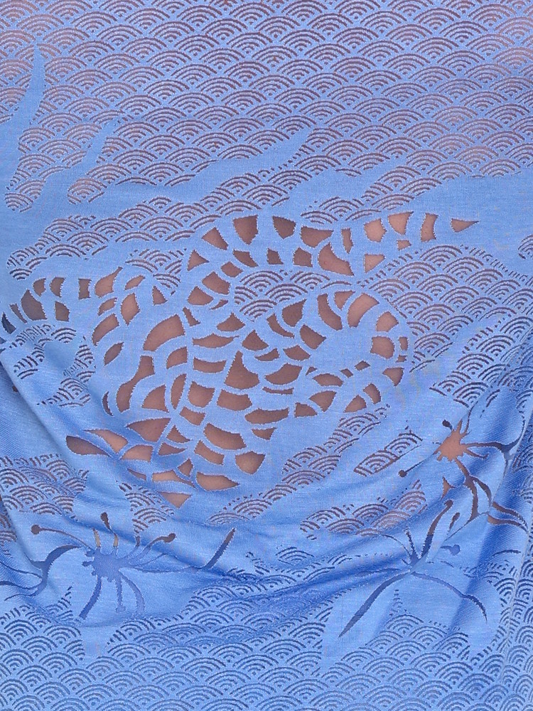 Skull Bones Dragon Burnout Periwinkle Thong 2