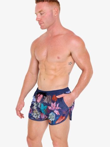 Skull Bones New Hand Painted Floral Bouquet Short Mc 3