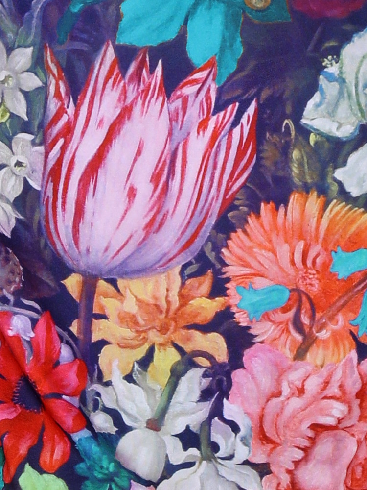 Skull Bones New Hand Painted Floral Bouquet Sport Brief Mc 1