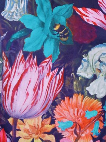 Skull Bones New Hand Painted Floral Bouquet Tank Top Mc 3