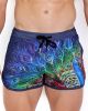Skull Bones Peacock Rainbow Navy