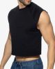 Addicted Ad1461 Recycled Cotton Crop Top Black 4