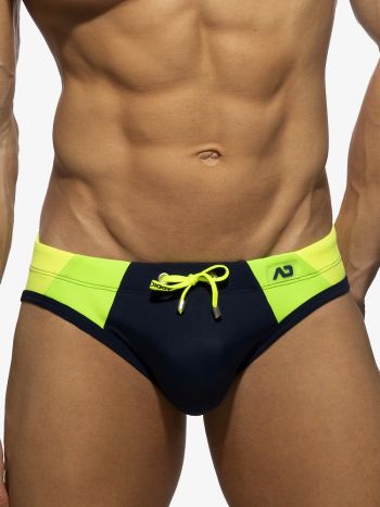 Addicted Ads342 Flash Ad Swim Brief Navy 1