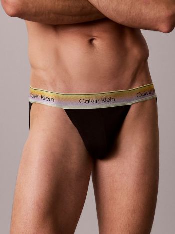 Calvin Klein Jockstrap Pride Icon Cotton Stretch Lv00nb4588 Ub1 Black 4