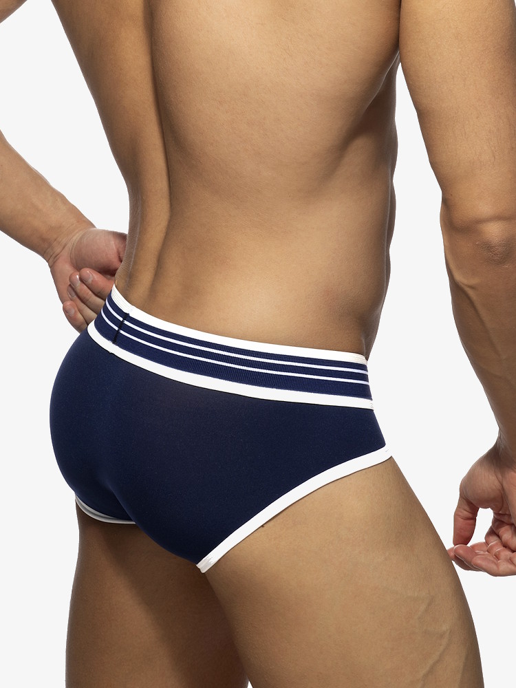 Addicted Ad1282 Double Trouble Brief Navy 1