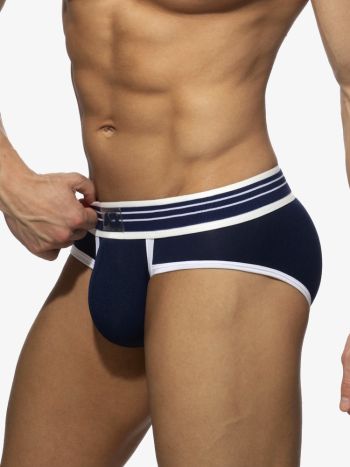 Addicted Ad1282 Double Trouble Brief Navy 2