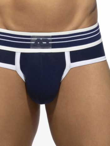 Addicted Ad1282 Double Trouble Brief Navy 3