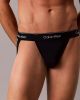 Calvin Klein 3 Pack Jockstrap Icon Cotton Stretch Lv00nb4382 4m0 Dark Purple 3