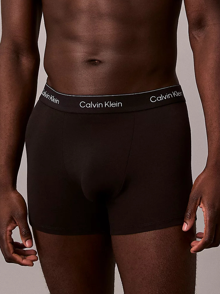 Calvin Klein 3 Pack Relaxed Fit Trunks Lv00nb4286 5vv Triple Stripe 1