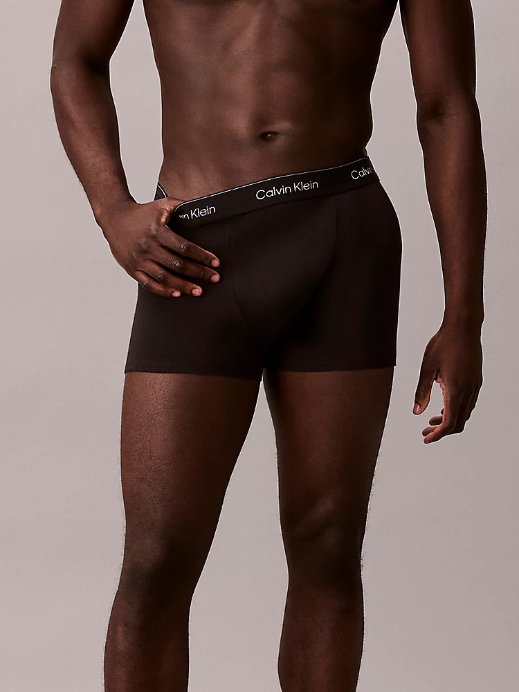 Calvin Klein 3 Pack Relaxed Fit Trunks Lv00nb4286 5vv Triple Stripe 2