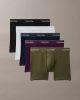 Calvin Klein 5 Pack Boxer Briefs Icon Cotton Stretch Lv00nb4395 4mm Dark Purple 1