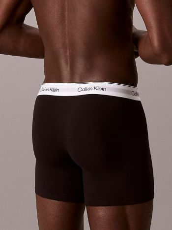Calvin Klein 7 Pack Boxer Briefs Icon Cotton Stretch Lv00nb4479 1bs Black 3