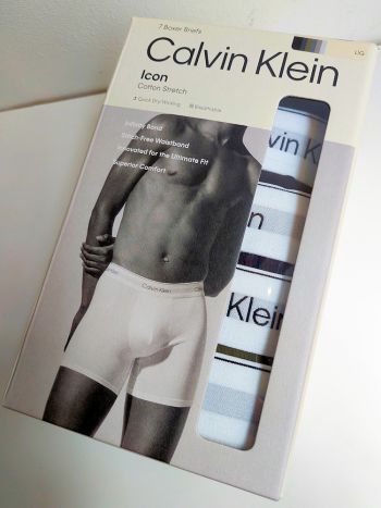 Calvin Klein 7 Pack Boxer Briefs Icon Cotton Stretch Lv00nb4479 1bs Black 4