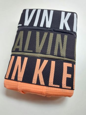 Calvin Klein Intense Power Air 3 Pack Boxer Briefs Lv00nb4665 5fi Olive Night 2