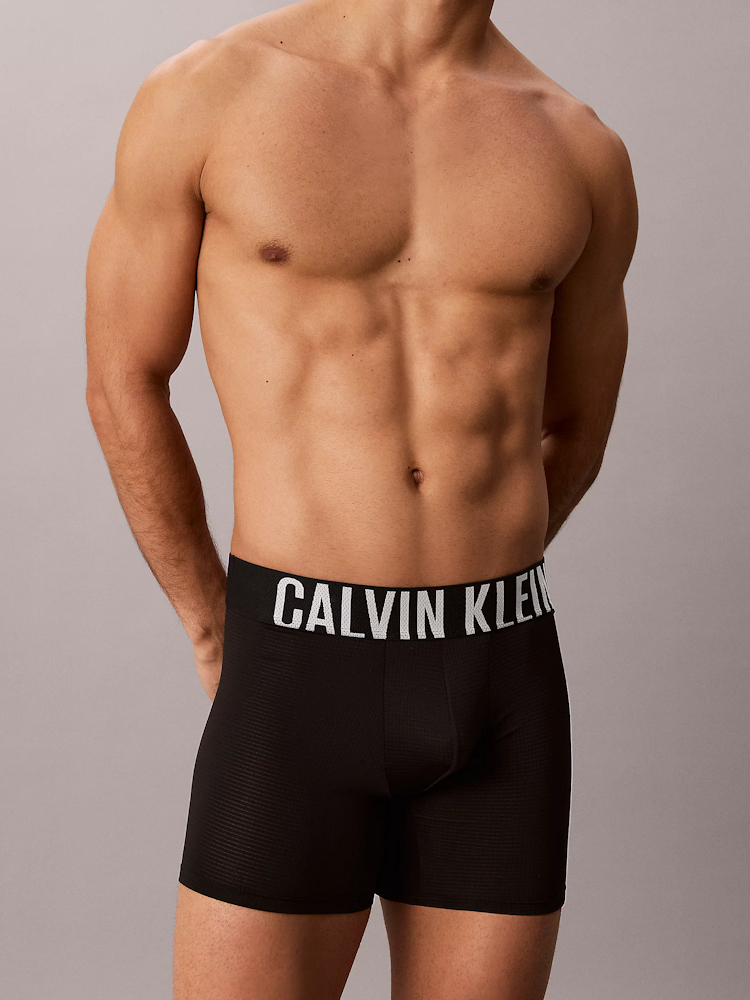 Calvin Klein Intense Power Air 3 Pack Boxer Briefs Lv00nb4665 5fi Olive Night 5