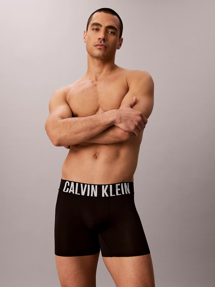 Calvin Klein Intense Power Air 3 Pack Boxer Briefs Lv00nb4665 5fi Olive Night 6