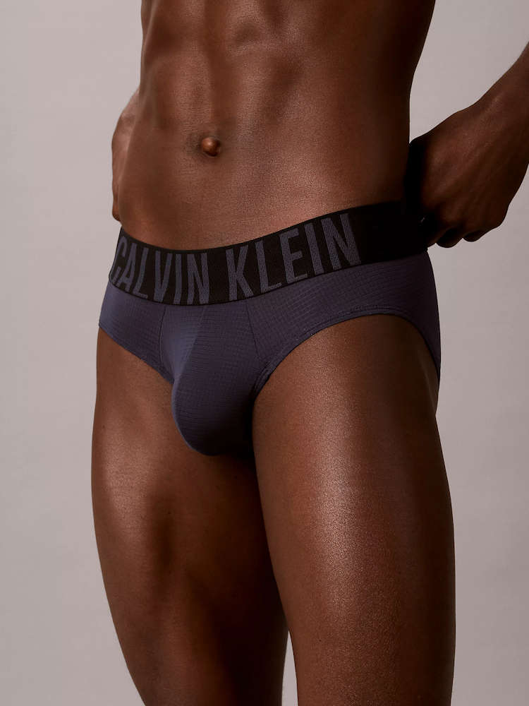 Calvin Klein Intense Power Air 3 Pack Hip Brief Lv00nb4663 5e Poseidon Blue 2