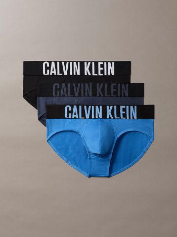 Calvin Klein Intense Power Air 3 Pack Hip Brief Lv00nb4663 5e Poseidon Blue 6