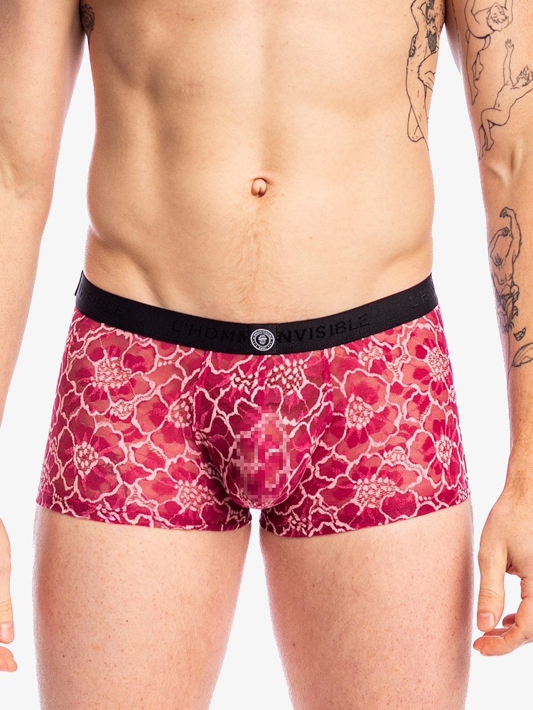 Lhomme Invisible Castelluccio Hipster Push Up UW25 CAS 209S Red 1