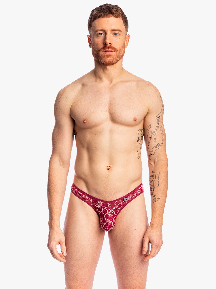 Lhomme Invisible Castelluccio Micro Briefs UW34 CAS 209S Red 1