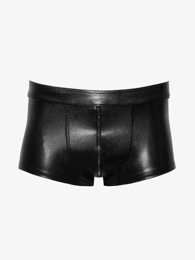 Noir Handmade Zipper Shorts Black 4