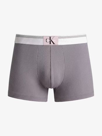 Calvin Klein Microfiber Stretch Rib Low Rise Trunk Lv00nb4611 8rd Quicksilver 1