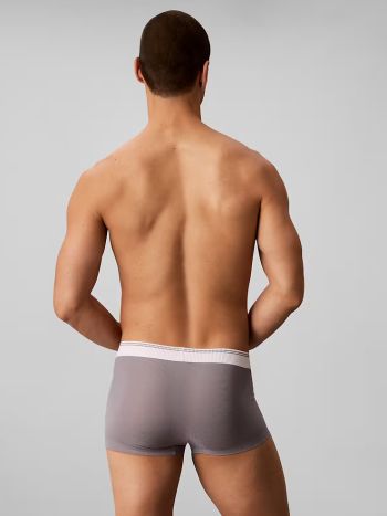Calvin Klein Microfiber Stretch Rib Low Rise Trunk Lv00nb4611 8rd Quicksilver 2