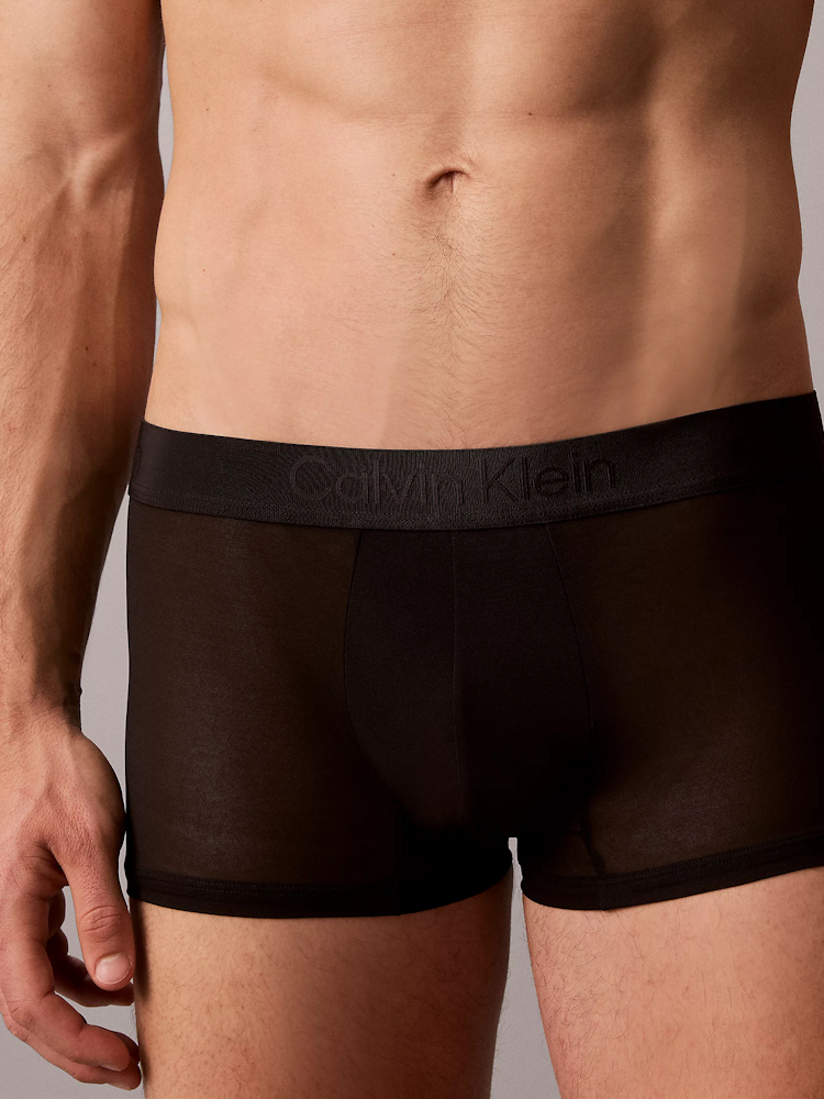 Calvin Klein Black Sheer Mesh Trunk Lv00nb4640 Ub1 Black 1