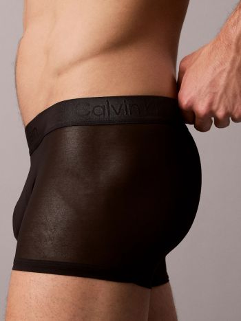 Calvin Klein Black Sheer Mesh Trunk Lv00nb4640 Ub1 Black 3