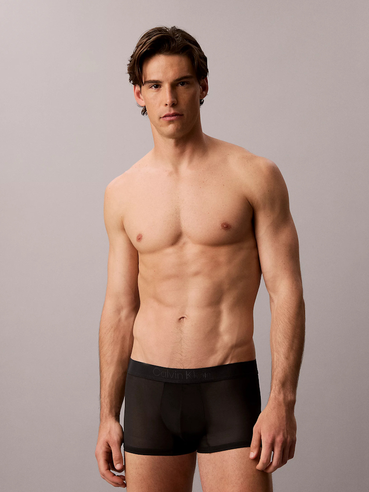 Calvin Klein Black Sheer Mesh Trunk Lv00nb4640 Ub1 Black 5