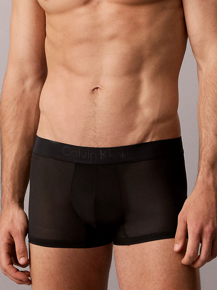 Calvin Klein Black Sheer Mesh Trunk LV00NB4640UB1 Black