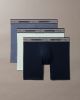 Calvin Klein Icon Cotton Stretch 3 Pack Boxer Briefs Lv00nb6416 4kv Dark Sapphire 6
