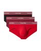 Calvin Klein Icon Cotton Stretch 3 Pack Hip Briefs Lv00nb4614 4kw Goji Berry 1