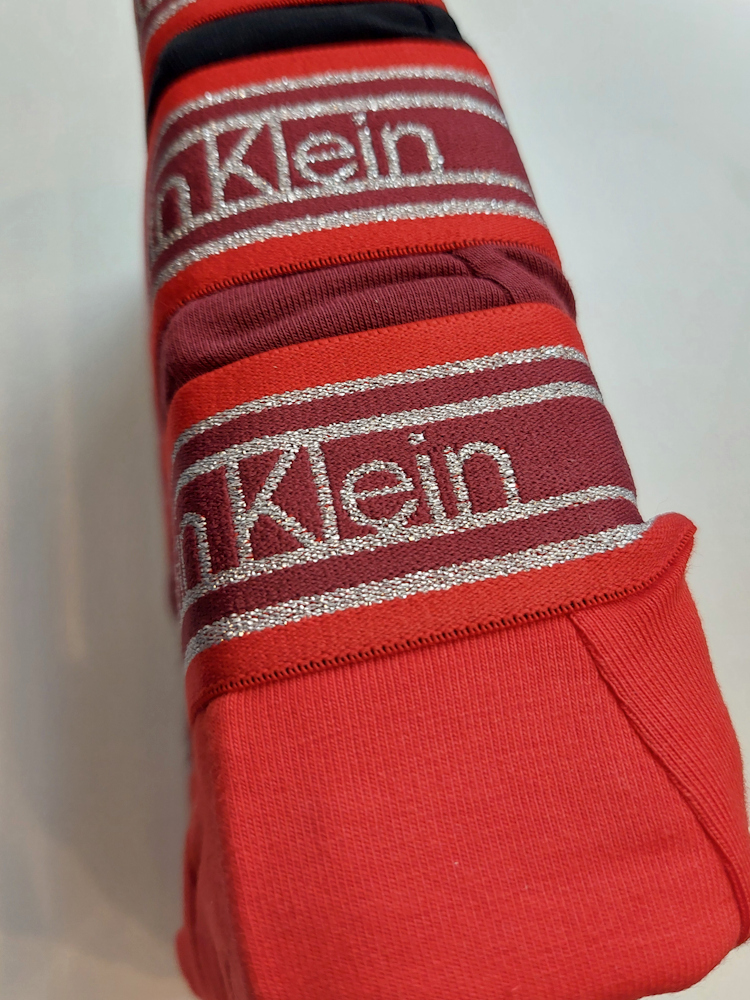 Calvin Klein Icon Cotton Stretch 3 Pack Hip Briefs Lv00nb4614 4kw Goji Berry 6