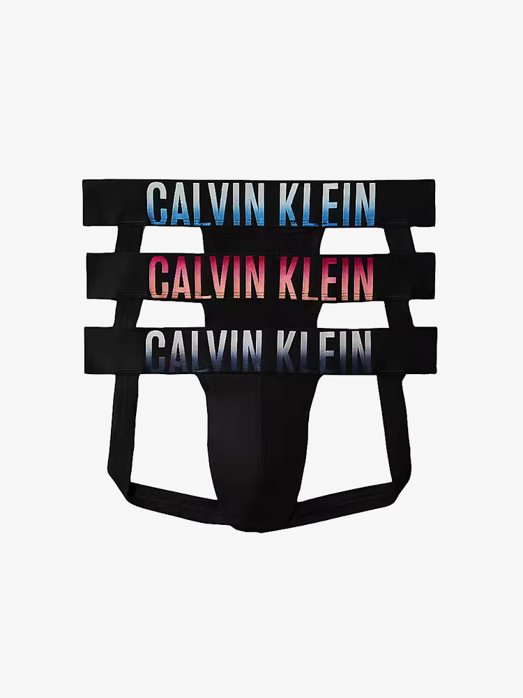 Calvin Klein Intense Power 3 Pack Jockstraps Lv00nb4624 6d4 Black Bodies 1