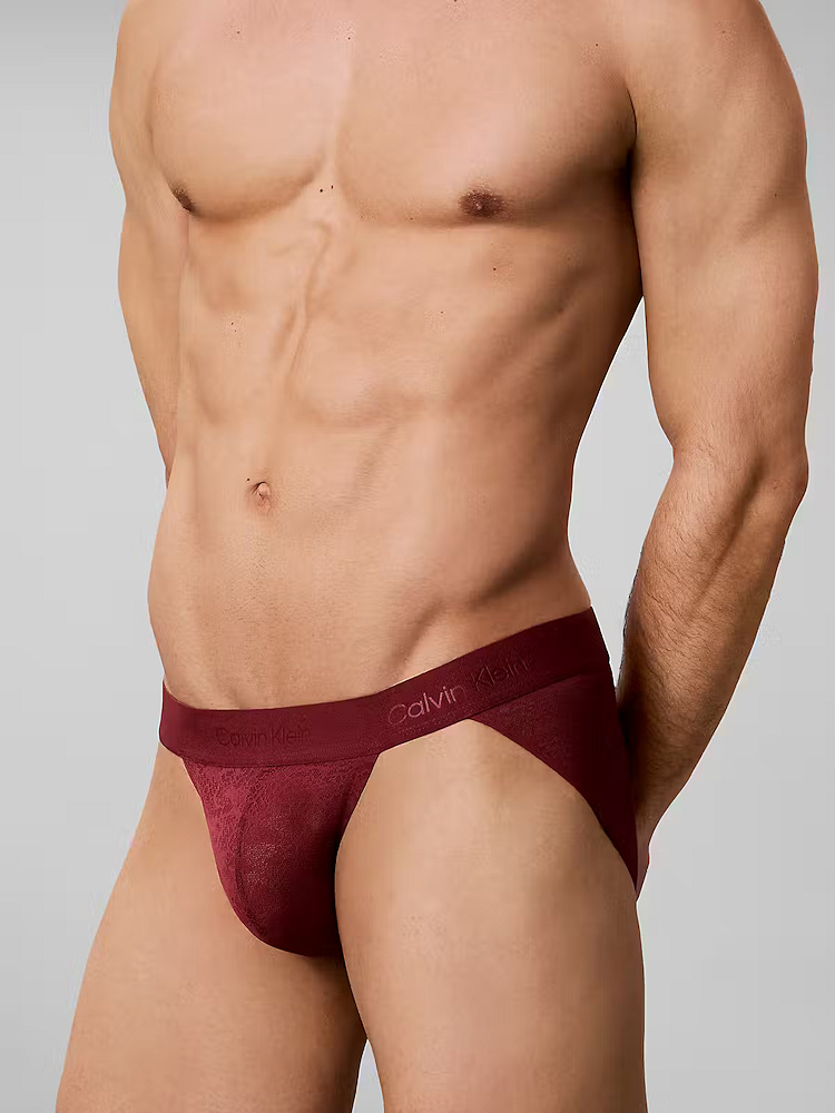 Calvin Klein Sculpt Lace Sport Brief Lv00nb4632 4gj Established Red 1