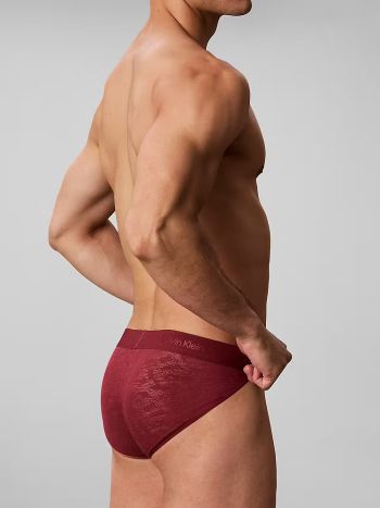 Calvin Klein Sculpt Lace Sport Brief Lv00nb4632 4gj Established Red 3